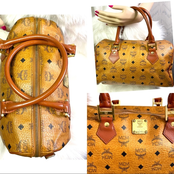MCM Handbags - 🍒 MCM Handbag, Leather Black and Brown